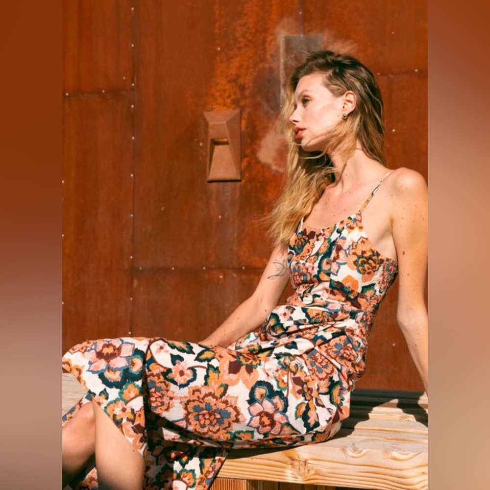 Cleobella Geraldine Midi Dress- Desert Floral